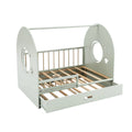 Lit enfant en bois avec tiroir de rangement et design étoilé